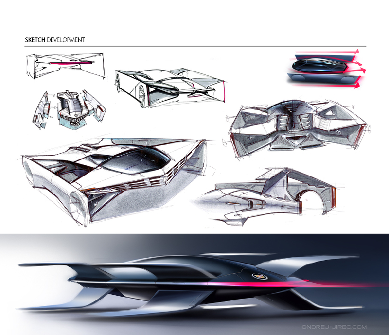 Illustration for article titled If Darth Vader had a car, it would be this killer Cadillac concept